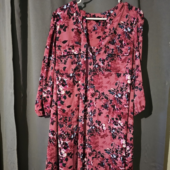 Torrid Mini Studio Crepe de Chine Shirt Dress Size 0 - Picture 1 of 6
